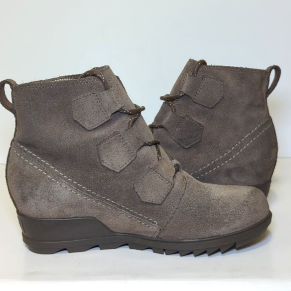 Sorel Evia Lace up Platform Ankle Booties woman's size 9 - Picture 8 of 16